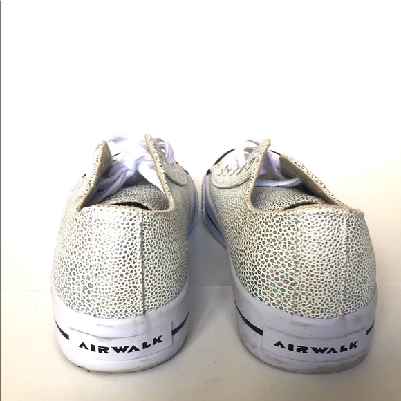 Air walk  sneakers with iridescent textured fabric - Picture 3 of 4